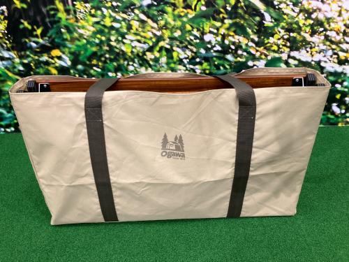 OGAWA (オガワ) アウトドアテーブル 約81×70×35 ブラウン 3ハイ&ローテーブル