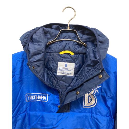 横浜DeNAベイスターズ (ヨコハマディーエヌエーベイスターズ) アノラックパーカー 応援グッズ SIZE L ブルー