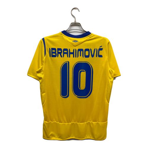 スウェーデン代表 (スウェーデンダイヒョウ) サッカーユニフォーム タグ付 SIZE L イエロー