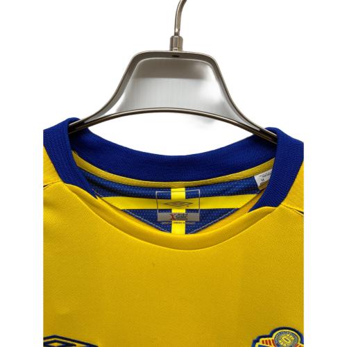 スウェーデン代表 (スウェーデンダイヒョウ) サッカーユニフォーム タグ付 SIZE L イエロー