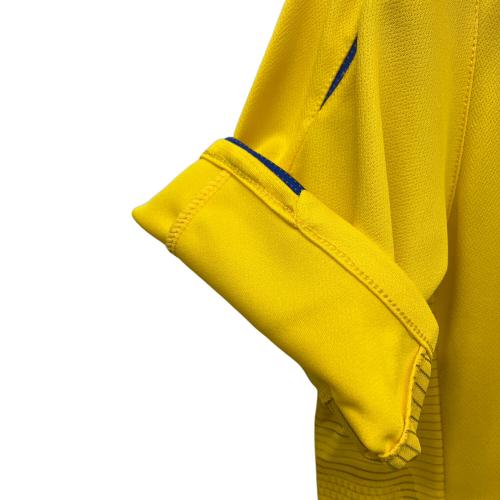 スウェーデン代表 (スウェーデンダイヒョウ) サッカーユニフォーム タグ付 SIZE L イエロー