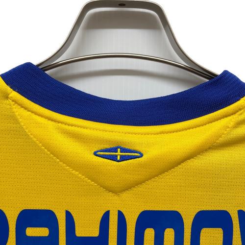 スウェーデン代表 (スウェーデンダイヒョウ) サッカーユニフォーム タグ付 SIZE L イエロー