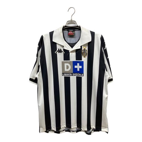 ユベントス サッカーユニフォーム 99-00 ホーム SIZE XL ブラック×ホワイト