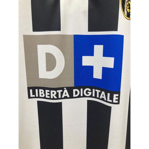 ユベントス サッカーユニフォーム 99-00 ホーム SIZE XL ブラック×ホワイト