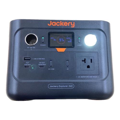 Jackery (ジャクリ) ポータブル電源240 New ポータブル電源 JE-240A ※動作確認済み