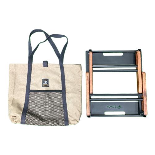 BLACK DESIGN (ブラックデザイン) アウトドアテーブル IGT1ユニット規格 約45×38×30cm ブラック 日和
