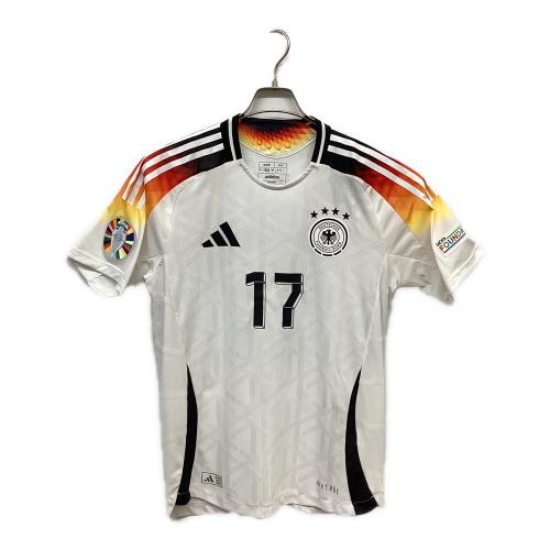 ドイツ代表 (ドイツダイヒョウ)【17】フロリアン・ヴィルツ サッカーユニフォーム IZ1620 ドイツ代表 2024 ユニフォーム ホーム 半袖 オーセンティック メンズ SIZE XL ホワイト