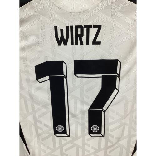 ドイツ代表 (ドイツダイヒョウ)【17】フロリアン・ヴィルツ サッカーユニフォーム IZ1620 ドイツ代表 2024 ユニフォーム ホーム 半袖 オーセンティック メンズ SIZE XL ホワイト