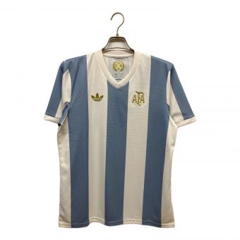 アルゼンチン代表 (アルゼンチンダイヒョウ) サッカーユニフォーム JF2641 50thアニバーサリー メンズ SIZE 2XL ホワイト×スカイブルー