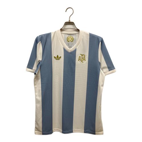 アルゼンチン代表 (アルゼンチンダイヒョウ) サッカーユニフォーム JF2641 50thアニバーサリー メンズ SIZE 2XL ホワイト×スカイブルー