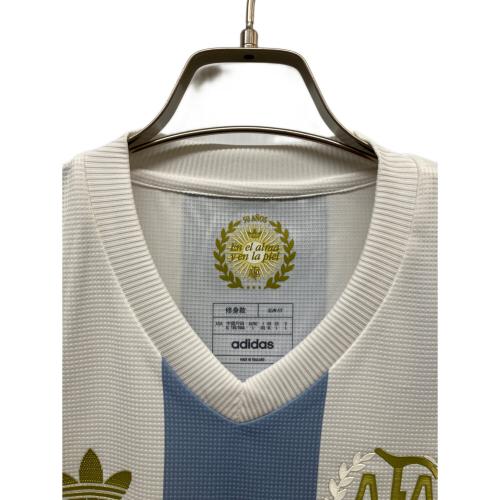 アルゼンチン代表 (アルゼンチンダイヒョウ) サッカーユニフォーム JF2641 50thアニバーサリー メンズ SIZE 2XL ホワイト×スカイブルー