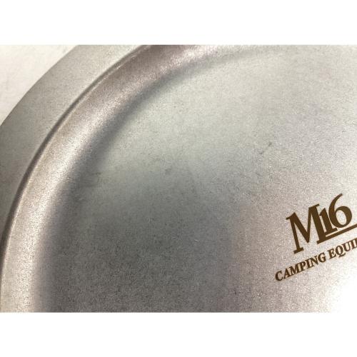 M16 (エムシックスティーン) ステンレスプレート アウトドア食器 フィールドスタイル限定 約22cm