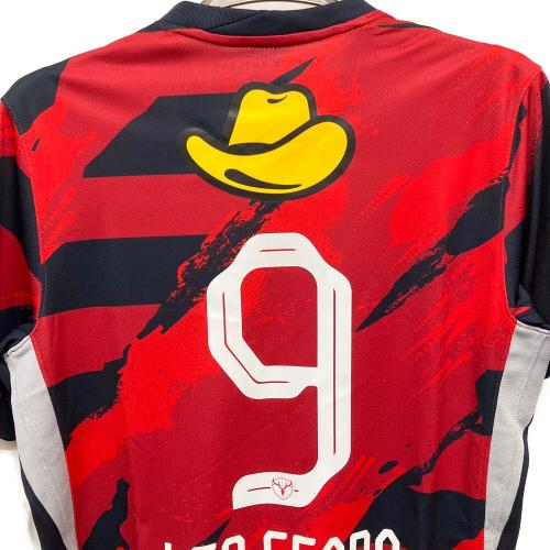 鹿島アントラーズ (カシマアントラーズ) サッカーユニフォーム HJ1390 2025年 ホーム レプリカ メンズ SIZE L レッド