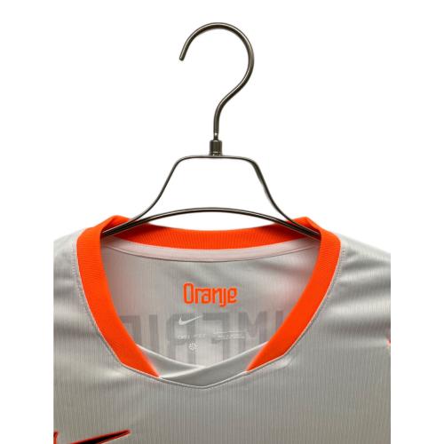 オランダ代表 (オランダダイヒョウ) サッカーユニフォーム IB5391 2026 アウェイ レプリカ メンズ SIZE L ホワイト