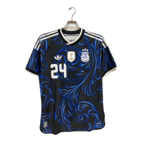 アルゼンチン代表 (アルゼンチンダイヒョウ) サッカーユニフォーム JM5901 2026 アウェイ オーセンティック メンズ SIZE XL ブラック