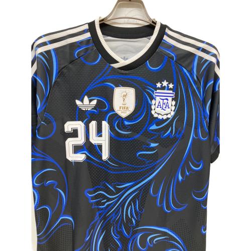アルゼンチン代表 (アルゼンチンダイヒョウ) サッカーユニフォーム JM5901 2026 アウェイ オーセンティック メンズ SIZE XL ブラック