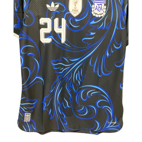 アルゼンチン代表 (アルゼンチンダイヒョウ) サッカーユニフォーム JM5901 2026 アウェイ オーセンティック メンズ SIZE XL ブラック
