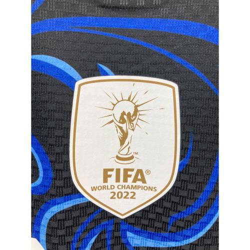 アルゼンチン代表 (アルゼンチンダイヒョウ) サッカーユニフォーム JM5901 2026 アウェイ オーセンティック メンズ SIZE XL ブラック