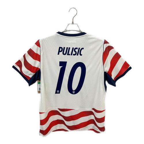 アメリカ代表 (アメリカダイヒョウ) サッカーユニフォーム メンズ SIZE XL ホワイト×レッド 【10】クリスチャン・プリシッチ