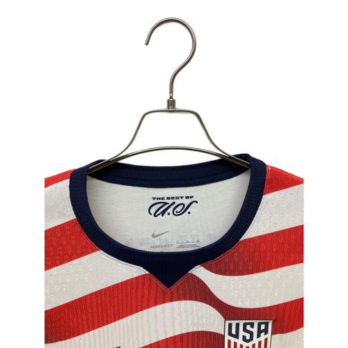 アメリカ代表 (アメリカダイヒョウ) サッカーユニフォーム メンズ SIZE XL ホワイト×レッド 【10】クリスチャン・プリシッチ