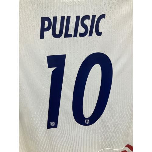 アメリカ代表 (アメリカダイヒョウ) サッカーユニフォーム メンズ SIZE XL ホワイト×レッド 【10】クリスチャン・プリシッチ