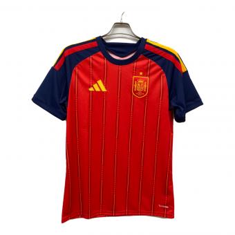 スペイン代表 (スペインダイヒョウ) サッカーユニフォーム JN4390 2026 ホーム レプリカ ユニフォーム メンズ SIZE XL レッド
