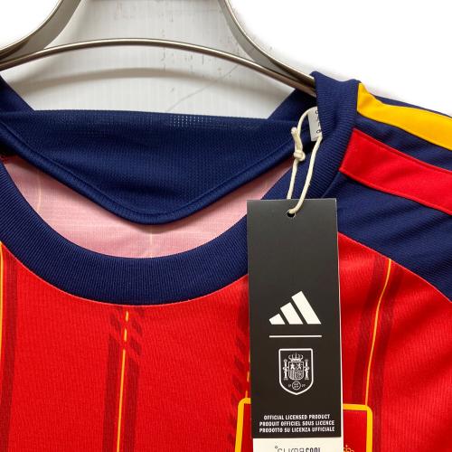 スペイン代表 (スペインダイヒョウ) サッカーユニフォーム JN4390 2026 ホーム レプリカ ユニフォーム メンズ SIZE XL レッド