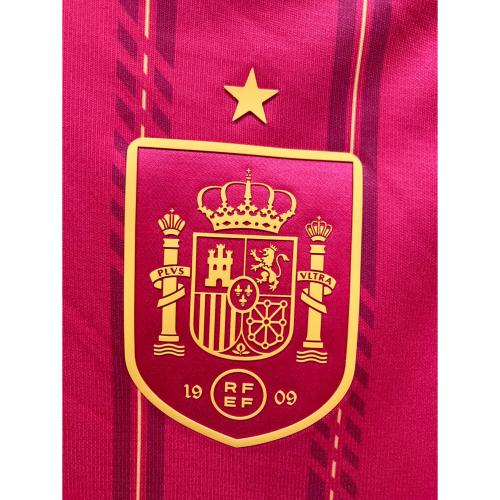 スペイン代表 (スペインダイヒョウ) サッカーユニフォーム JN4390 2026 ホーム レプリカ ユニフォーム メンズ SIZE XL レッド
