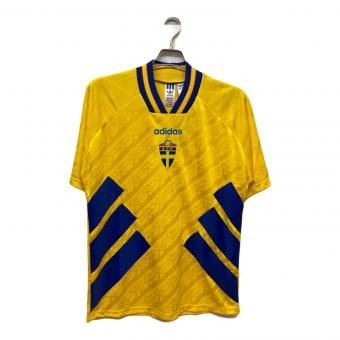 スウェーデン代表 (スウェーデンダイヒョウ) サッカーユニフォーム ホーム レプリカ ユニフォーム 1994 メンズ SIZE L イエロー