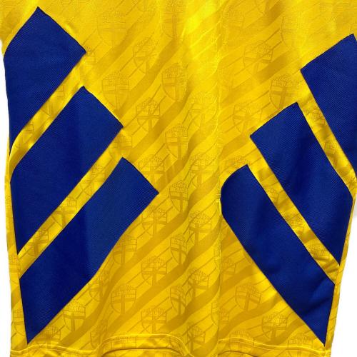 スウェーデン代表 (スウェーデンダイヒョウ) サッカーユニフォーム ホーム レプリカ ユニフォーム 1994 メンズ SIZE L イエロー