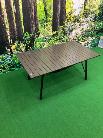 LOGOS (ロゴス) アウトドアテーブル 73173153 (約)幅122×奥行70×高さ53.5〜80cm ブラウン グランベーシック ハイ＆ローテーブル