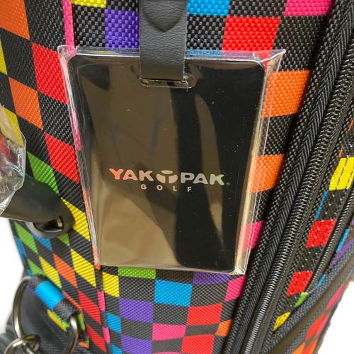 YAK PAK (ヤックパック) キャディバッグ カート式 9型 6分割・YP-002 レインボー