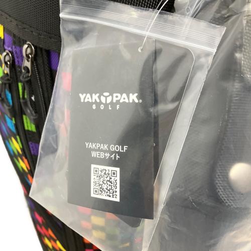 YAK PAK (ヤックパック) キャディバッグ カート式 9型 6分割・YP-002 レインボー