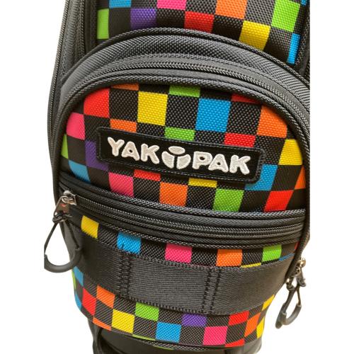 YAK PAK (ヤックパック) キャディバッグ カート式 9型 6分割・YP-002 レインボー