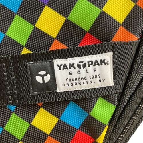 YAK PAK (ヤックパック) キャディバッグ カート式 9型 6分割・YP-002 レインボー