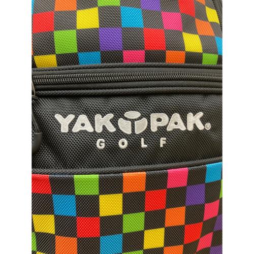 YAK PAK (ヤックパック) キャディバッグ カート式 9型 6分割・YP-002 レインボー