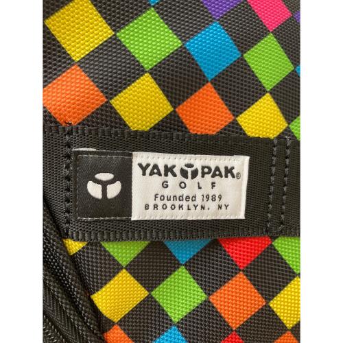 YAK PAK (ヤックパック) キャディバッグ カート式 9型 6分割・YP-002 レインボー