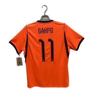 オランダ代表 (オランダダイヒョウ) 【11】コーディ・ガクポ サッカーユニフォーム IB5334 2026 ホーム レプリカ メンズ SIZE L オレンジ