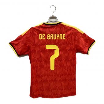 ベルギー代表 (ベルギーダイヒョウ) 【7】ケヴィン・デ・ブライネ サッカーユニフォーム JM8378 2026 ホーム オーセンティック メンズ SIZE XL レッド
