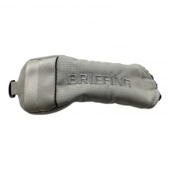 BRIEFING (ブリーフィング) ヘッドカバー ユーティリティ用 ナンバータグ付 グレー