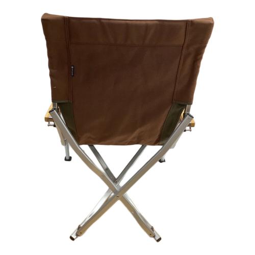 Snow peak アウトドアチェア LV-091BR 58×65×86(h)cm ブラウン ローチェア30