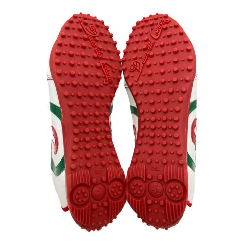DUCA DEL COSMA (デュカデルコスマ) ゴルフシューズ 420101-0044 KUBA 収納ケース付 メンズ SIZE 27cm ホワイト×グリーン