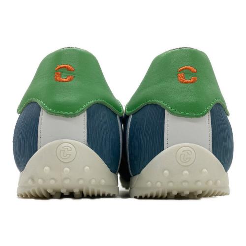 DUCA DEL COSMA ゴルフシューズ KUBA 収納ケース付 メンズ SIZE 27cm ホワイト×ジーンズ
