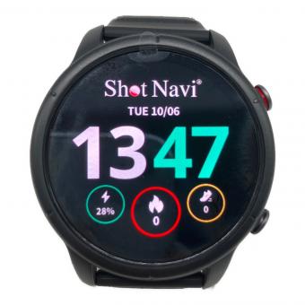 Shot Navi (ショット ナビ) ゴルフGPSナビ 充電ケーブル・収納ケース付 ブラック VELLIX V14