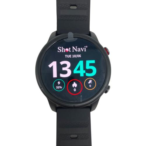 Shot Navi (ショット ナビ) ゴルフGPSナビ 充電ケーブル・収納ケース付 ブラック VELLIX V14