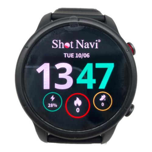 Shot Navi (ショット ナビ) ゴルフGPSナビ 充電ケーブル・収納ケース付 ブラック VELLIX V14