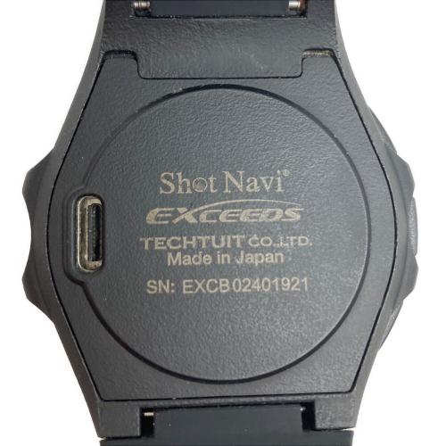 Shot Navi (ショット ナビ) ゴルフGPSナビ ※充電ケーブル欠品(対応ケーブル:Type-C) ブラック EXCEEDS