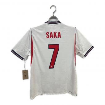 イングランド代表 (イングランドダイヒョウ) 【7】ブカヨ・サカ  サッカーユニフォーム IB5153-100 2026 ホーム オーセンティック ユニフォーム メンズ SIZE L ホワイト×レッド