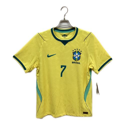 ブラジル代表【7】ヴィニシウス・ジュニオール サッカーユニフォーム IB5143-724 2026 ホーム オーセンティック ユニフォーム メンズ SIZE L イエロー