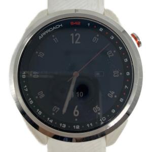 GARMIN (ガーミン) ゴルフGPSナビ APPROACH S42・ケース・充電器付・※動作確認済 ホワイト GPS ゴルフウォッチ